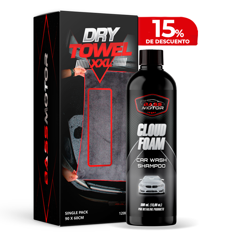 Pack Cloud Foam + Dry towel XXL