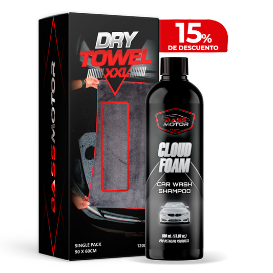 Pack Cloud Foam + Dry towel XXL
