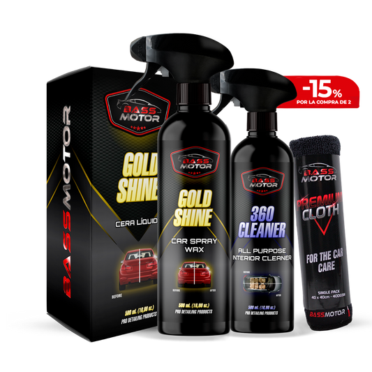 Pack Gold Shine + 360 Cleaner - ¡Hasta un 15% para empezar la vuelta al cole!